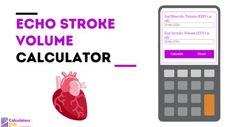 stroke volume index calculator echo.